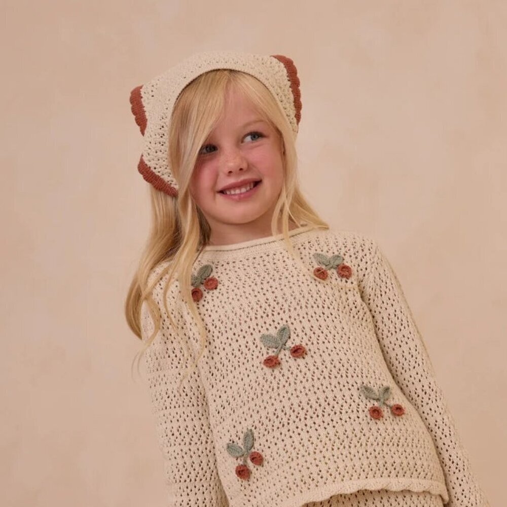 NWT - Rylee + Cru Cherry Crochet Set - Picture 2 of 4